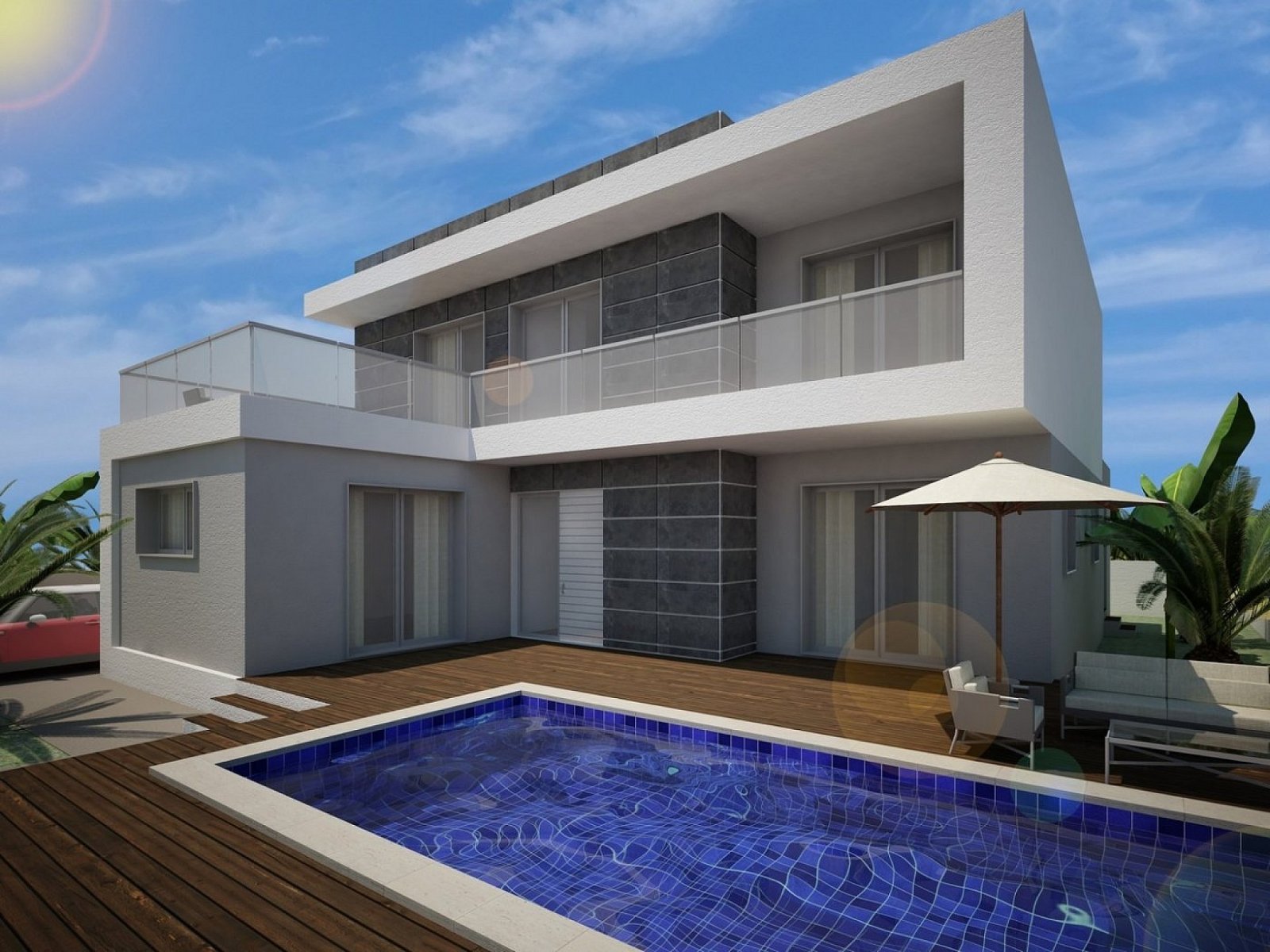 <p>Villa provided with 3 Bedrooms and 2 Bathrooms, private swimming pool and parking space on own plot. </p>